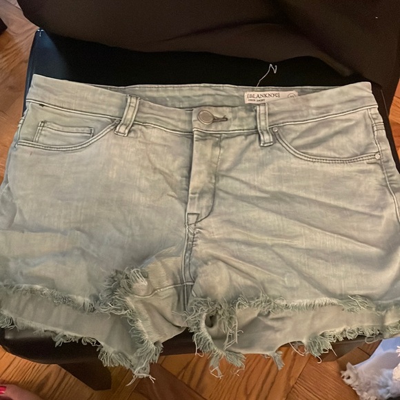 Blank NYC Pants - SAGE GREEN BLANK NYC JEAN SHORTS